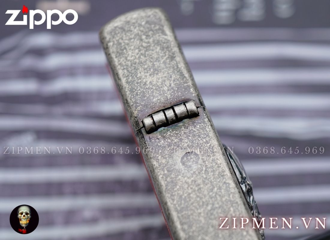 Zippo cao cấp chủ đề đầu lâu