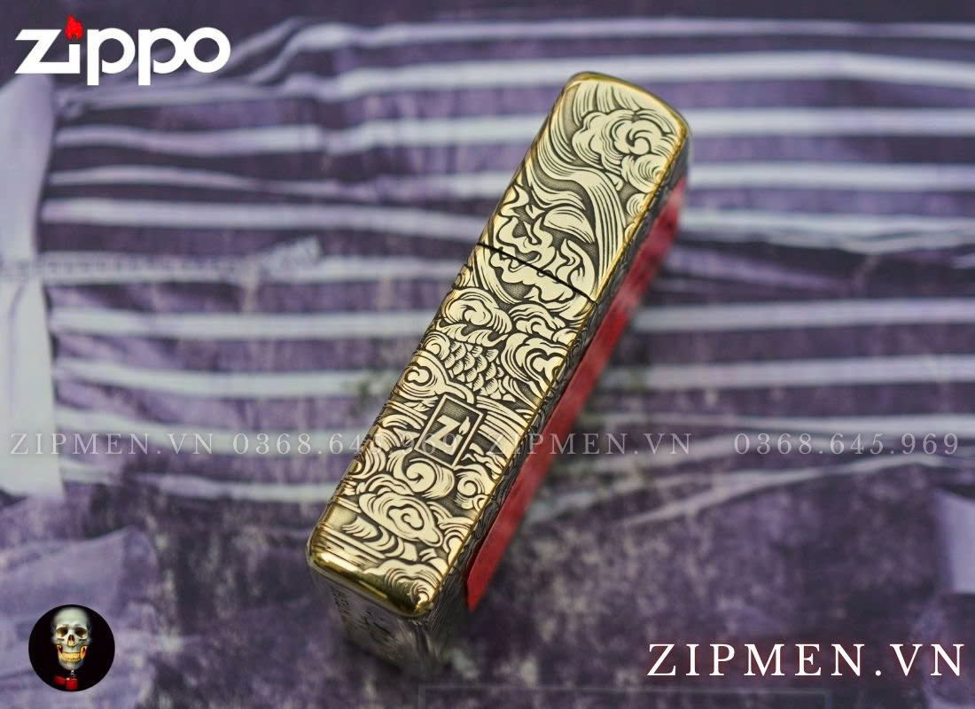 zippo USA chính hãng khắc hình Quan Vân Trường
