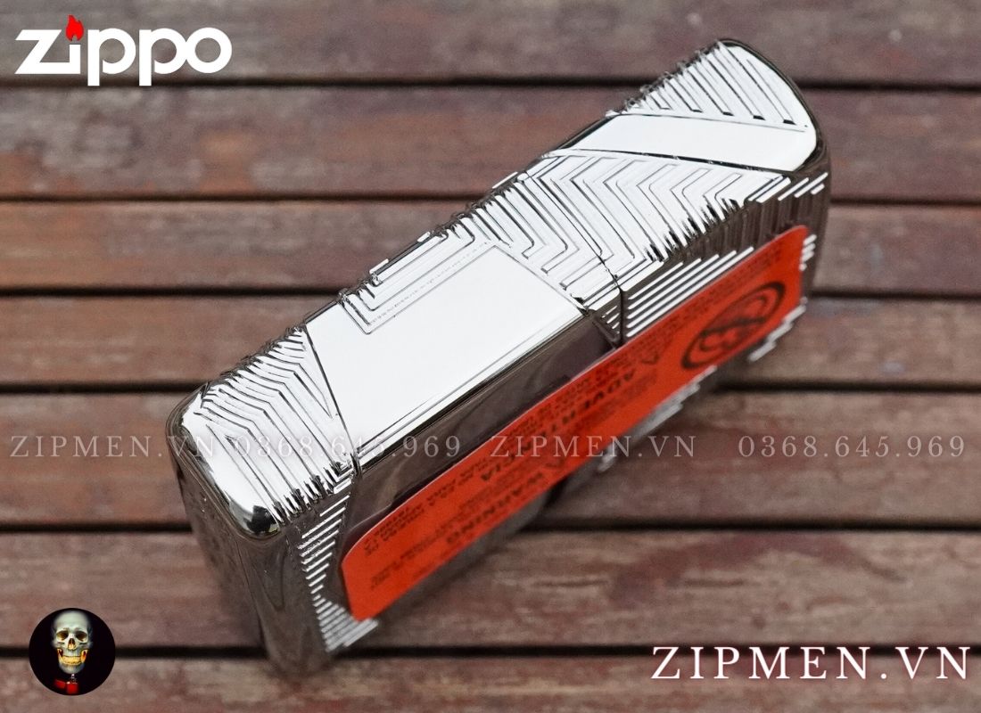 Bật lua zippo armor harley davidson collectible 2022 cao cấp màu trắng chrome