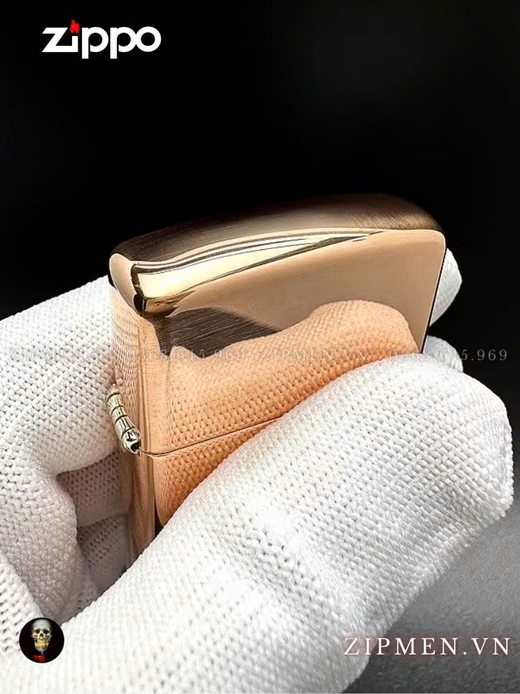 zippo armor coty 2023 đồng đỏ nguyên khối