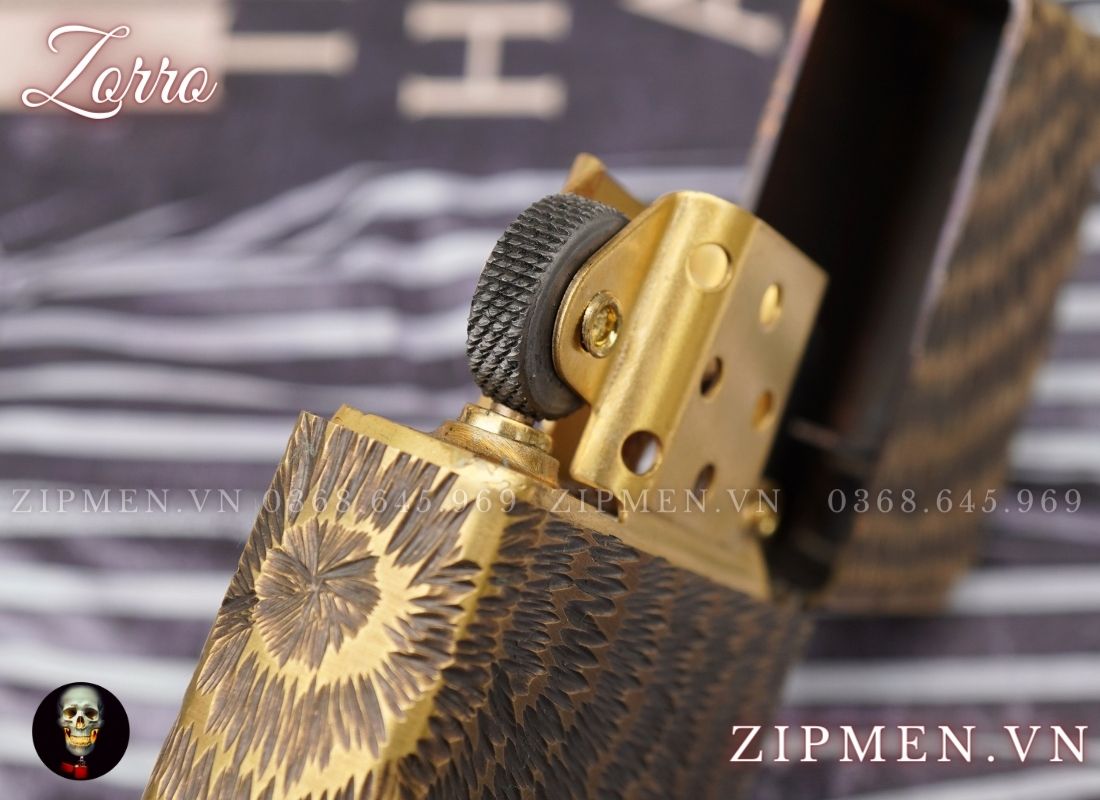 Zorro khắc vân gõ búa bằng tay