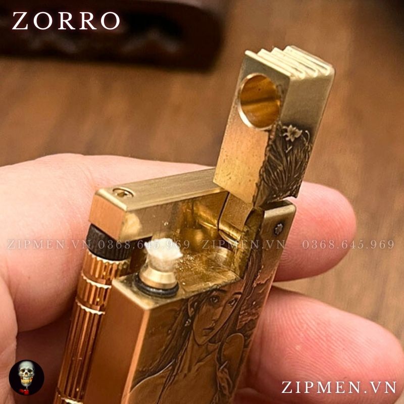 Bật lửa zorro xăng đá chủ đề cô gái sexy