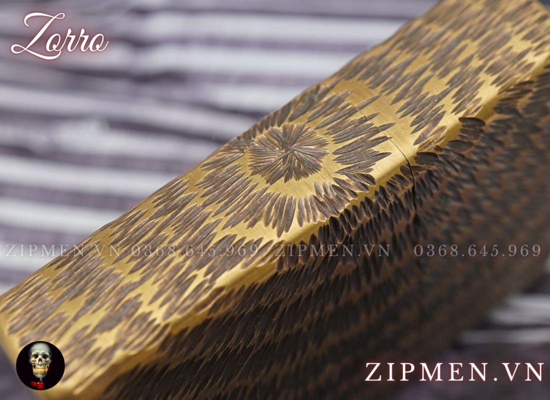 Zorro khắc vân gõ búa bằng tay