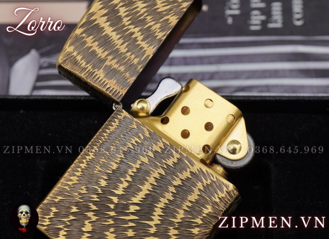 Zorro khắc vân gõ búa bằng tay