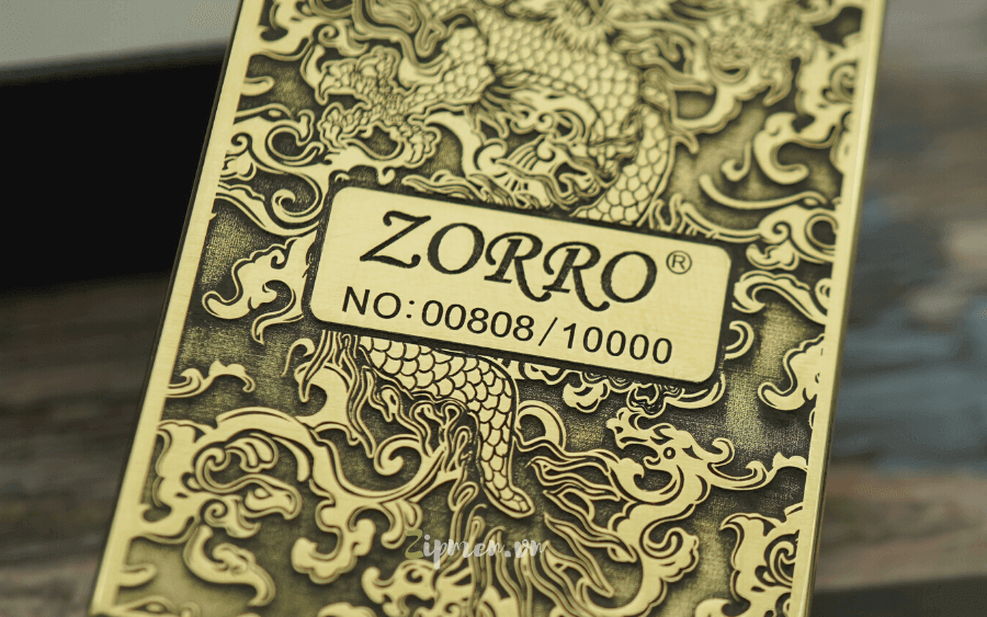 Số limited của bật lửa Zorro dupont