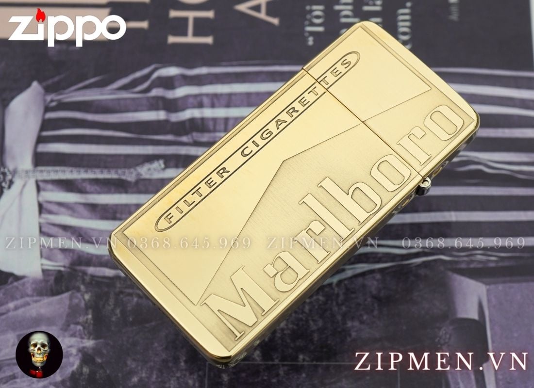 Bật lửa zorro siêu mỏng zc5 marlboro