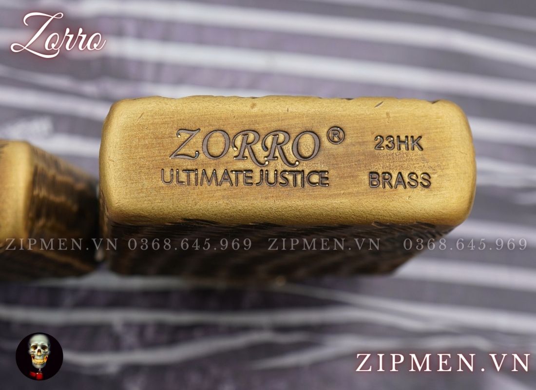 Zorro khắc vân gõ búa bằng tay