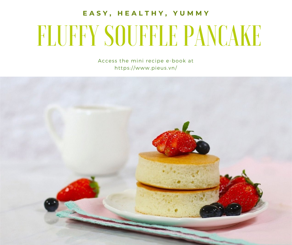 Bánh Kếp Souffle | Fluffy Souffle Pancake