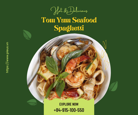 Mỳ Ý Hải Sản Tom Yum - Một biến tấu truyền thống | A traditional twist - Tom Yum Seafood Spaghetti