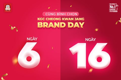 Cùng bạn tạo nên KGC Cheong Kwan Jang Brand Day – Bình chọn ngay, nhận quà liền tay!