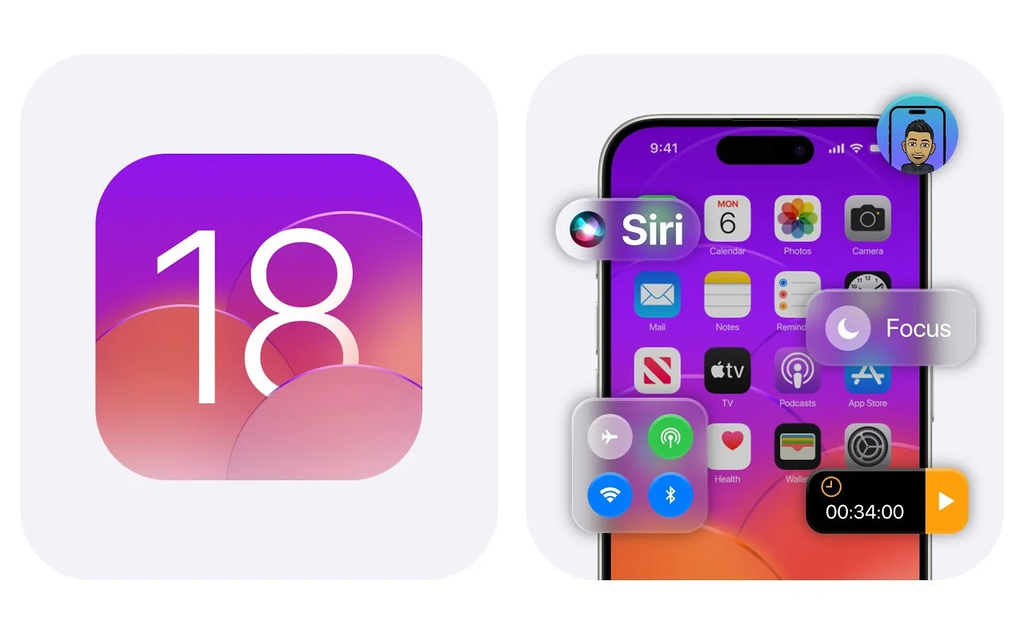 iOS 18 cập nhật nhiều app tích hợp, thiết kế lại theo kiểu mô đun…?