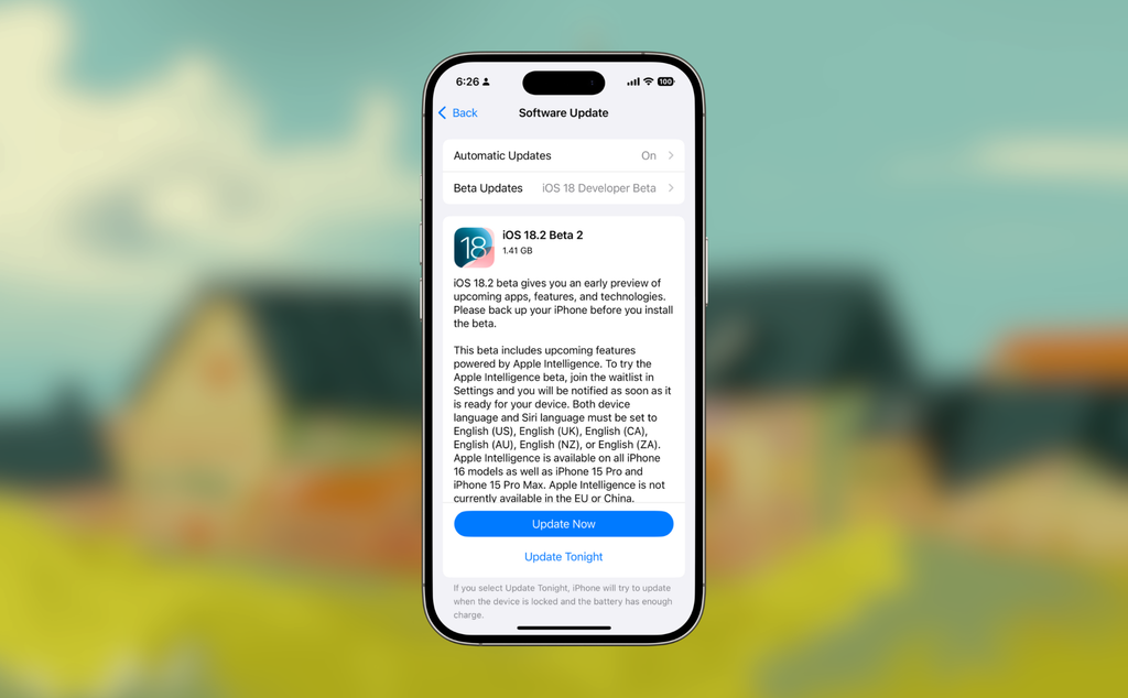 Apple phát hành iOS 18.2 dev beta 2: Dưới đây là những thay đổi