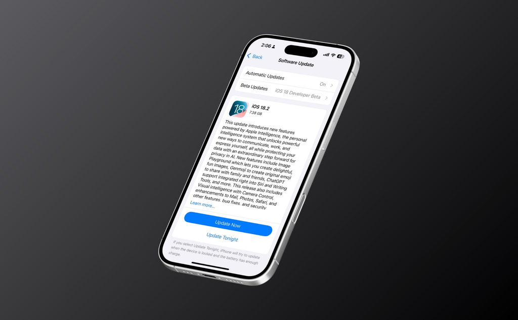 Apple phát hành iOS 18.2 RC: Có thể xem là phiên bản chính thức