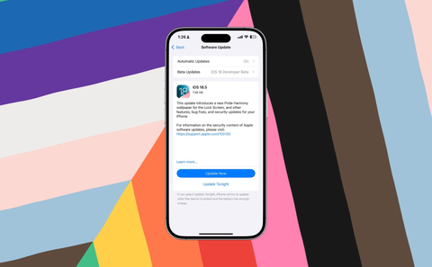 Apple phát hành iOS 18.5 chính thức: Gần như không có gì mới ngoài hình nền LGBT
