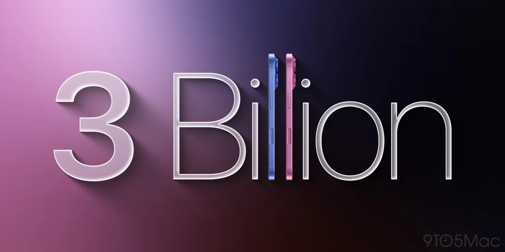 Apple bán được 3 tỷ iPhone