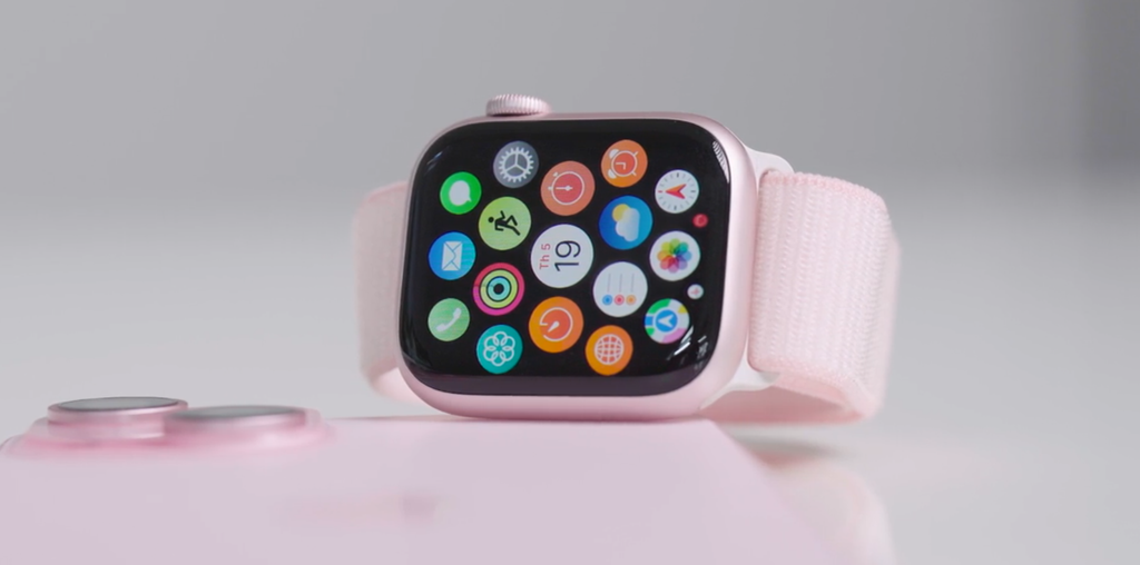 Mở hộp Apple Watch Series 9 màu hồng