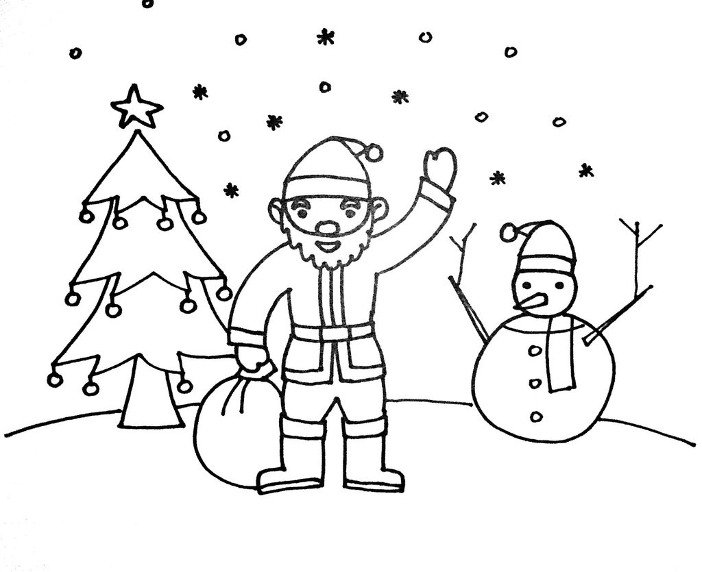 Hướng dẫn 2 cách vẽ tranh đề tài lễ hội Noel đẹp nhất 2021 – Pinky ...