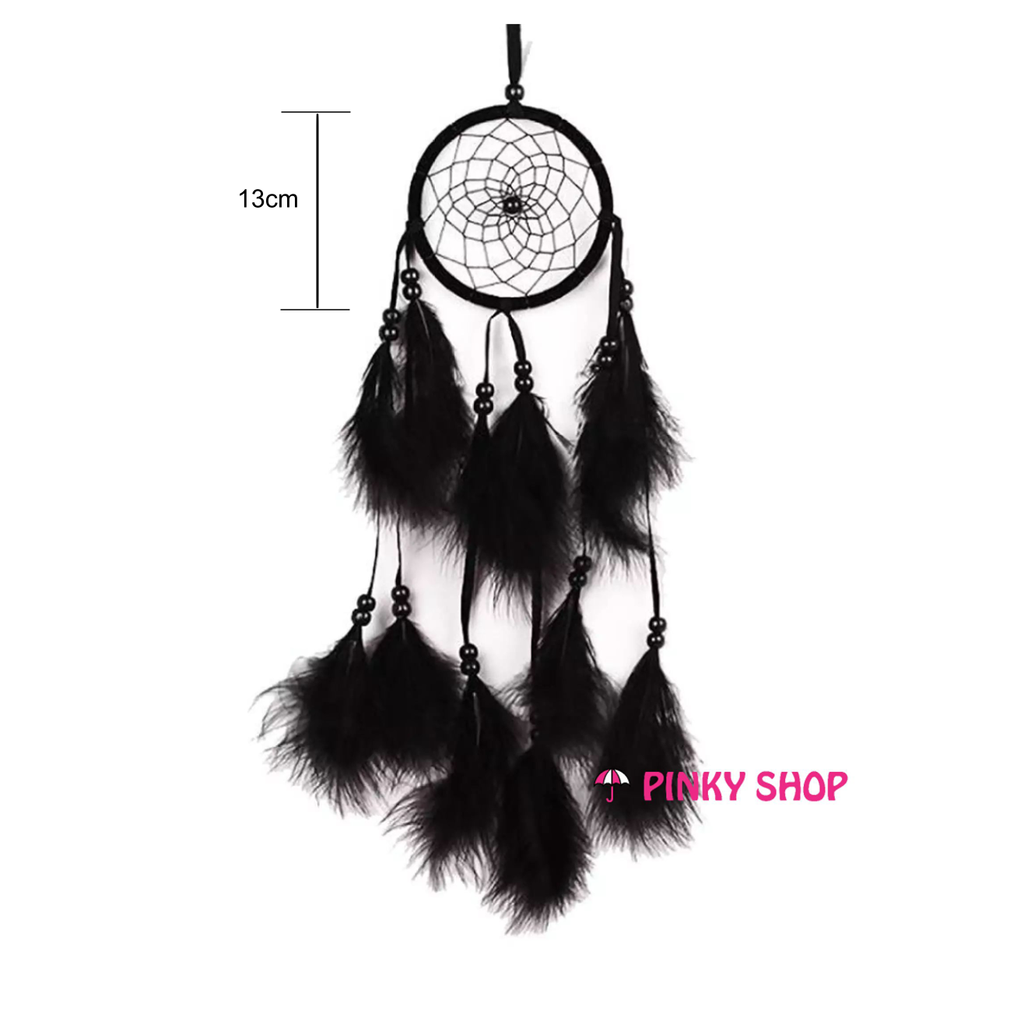 Dreamcatcher treo tường, Dreamcatcher handmade, dream catcher handmade màu đen Vintage decor trang trí phòng Pinky Shop mã DRD34 [Hàng mới 100%, Cam kết hàng y hình]