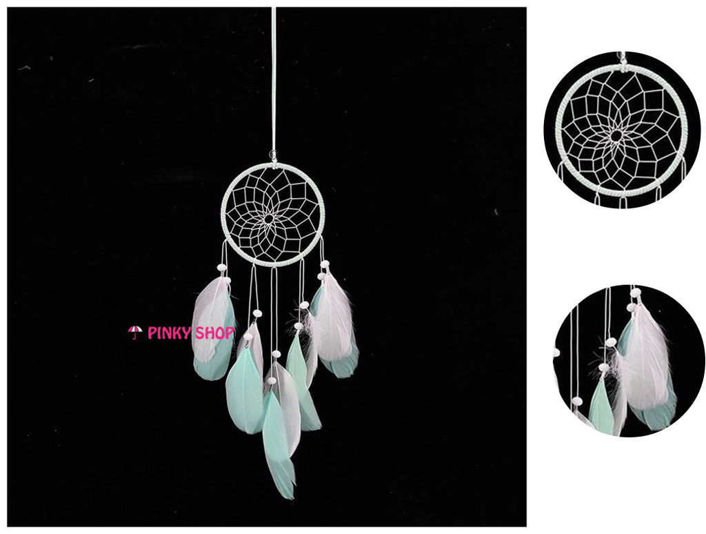 Dreamcatcher treo tường, Dreamcatcher handmade, dream catcher handmade Sa Bạch decor trang trí phòng sang trọng Pinky Shop mã DRD35 [Đảm bảo chất lượng, Hàng y hình]