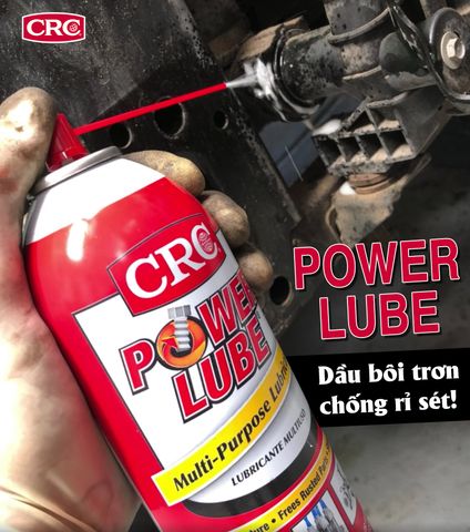 CRC Power Lube là loại dầu bôi trơn đa năng