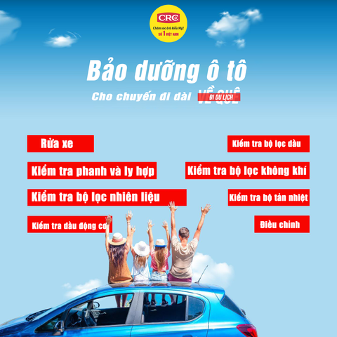 Bảo dưỡng ô tô sau chuyến đi dài về quê hoặc đi du lịch