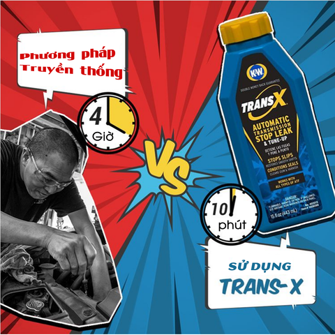 Bảo dưỡng nhanh chóng hộp số tự động với Trans-X