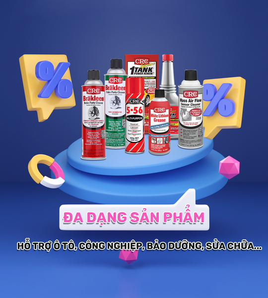 Đừng đợi xe hỏng mới sửa: Sản phẩm CRC hỗ trợ bảo dưỡng nhanh