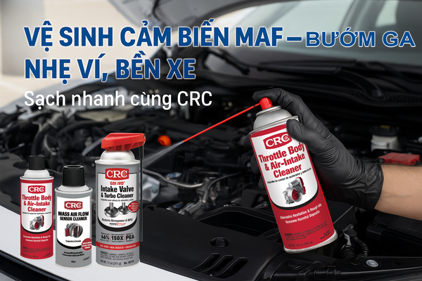 Vệ sinh cảm biến gió, bướm ga, nhẹ ví bền ga