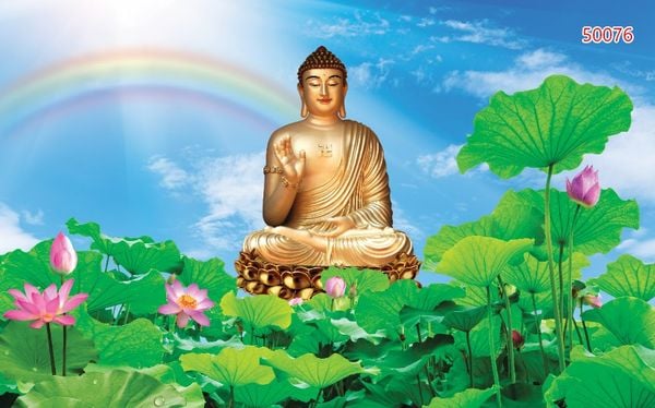 Ý nghĩa của tranh Phật A Di Đà là gì? Treo thế nào cho đúng?