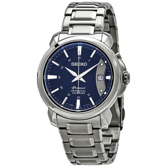 Mua đồng hồ Seiko Premier Quartz Blue Dial Men's Watch SNQ157 – Thiên Đường  Hàng Hiệu