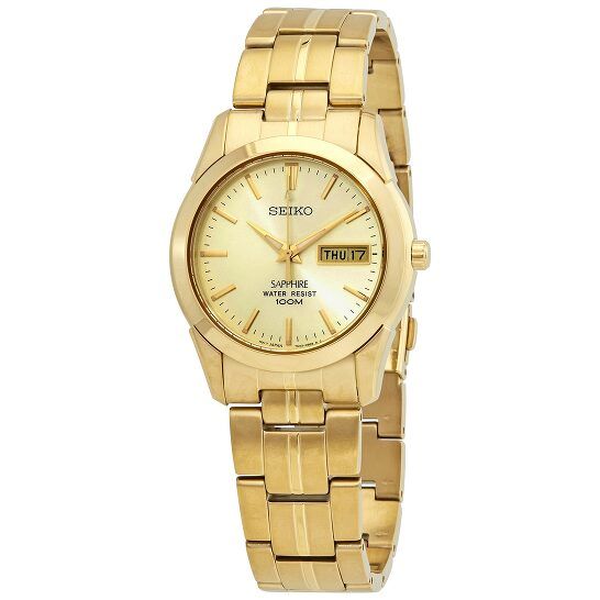 Mua đồng hồ Seiko Quartz Gold-Tone Dial Men's Watch SGGA62P1 – Thiên Đường  Hàng Hiệu