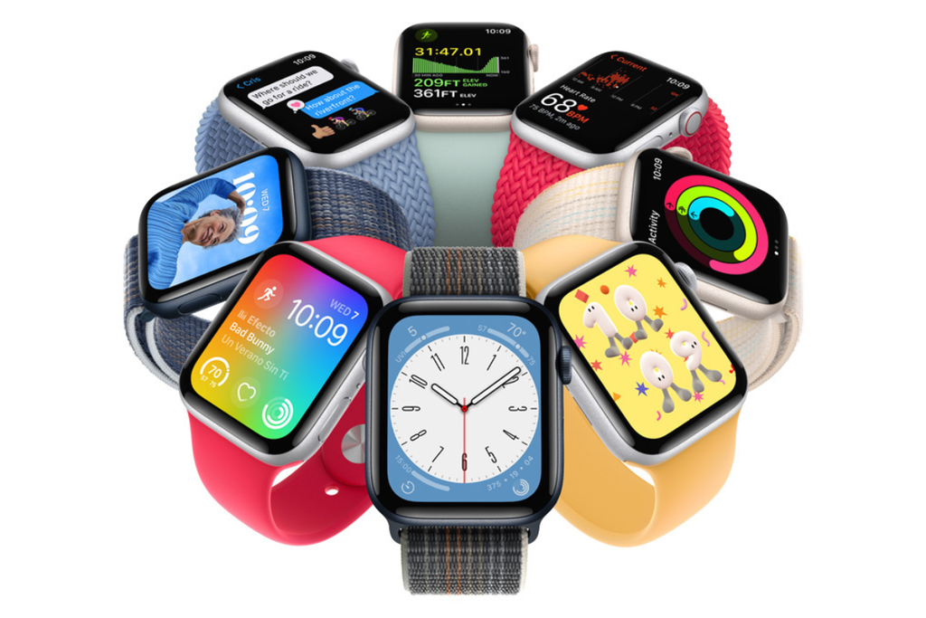 Apple Watch SE 2022 40mm (GPS) Nhôm Dây Cao su New - Chính hãng LL/A