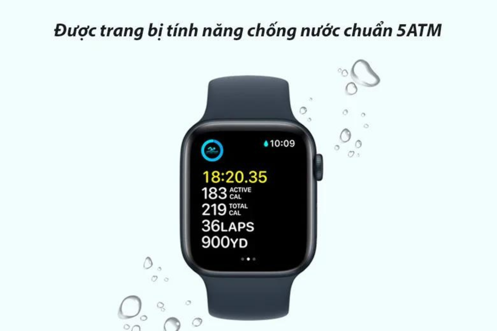 Apple Watch SE 2023 chính hãng 44mm (GPS) Nhôm cũ – Fullbox 99%