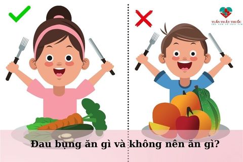 Trẻ bụng yếu, đau bụng ăn gì và không nên ăn gì?