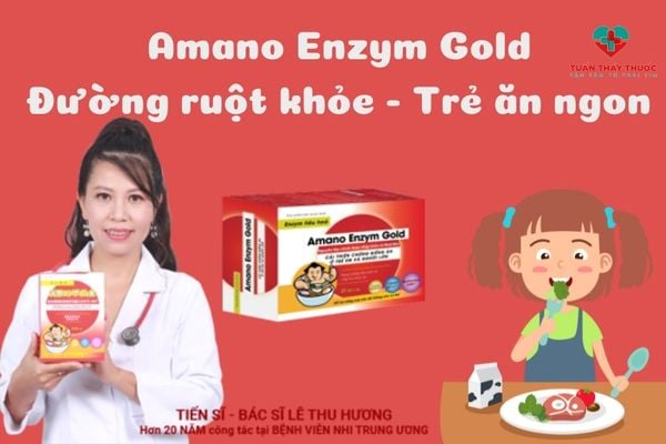 Amano Enzym Gold giúp trẻ ăn ngon miệng hơn