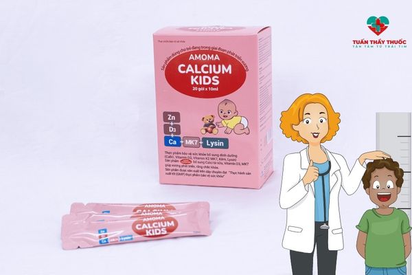Amoma Calcium Kids bổ sung đồng thời canxi và vitamin D3 cho trẻ