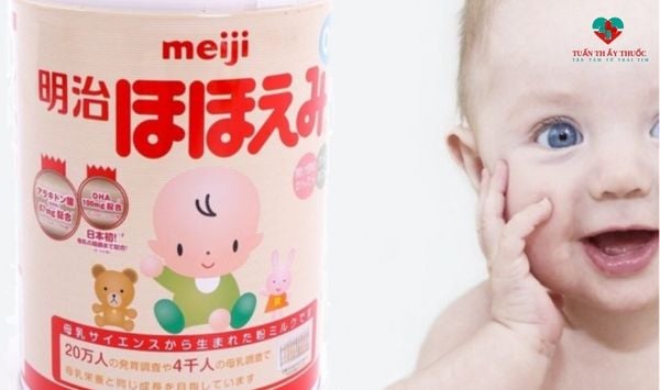 Sữa phát triển trí não cho bé 2 tuổi Meiji
