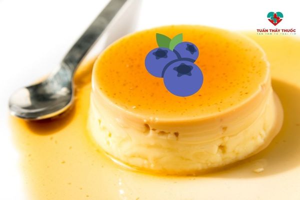 Bánh flan việt quất bé nào cũng thích