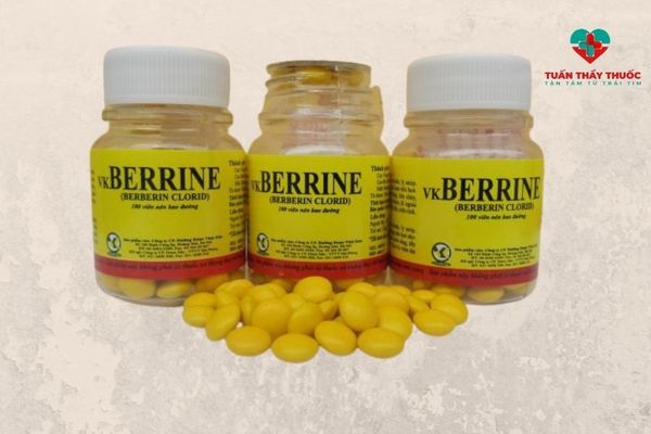 Berberin - thuốc trị đau bụng tiêu chảy cho trẻ em