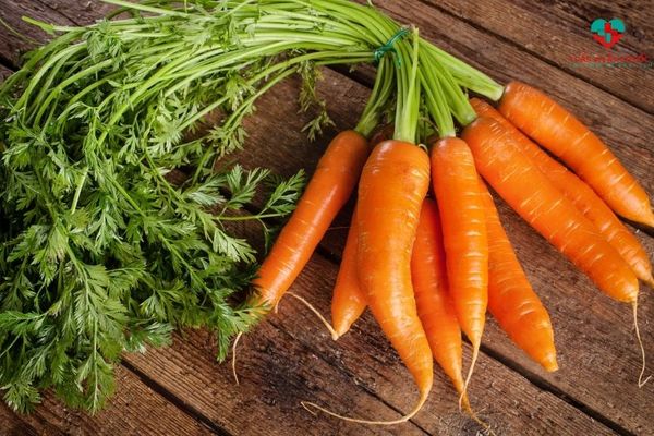 Bổ sung vitamin B6 từ cà rốt