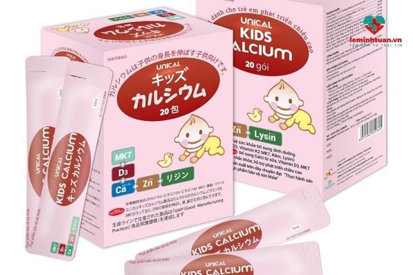 Canxi hữu cơ tốt cho trẻ là Unical Kids Calcium