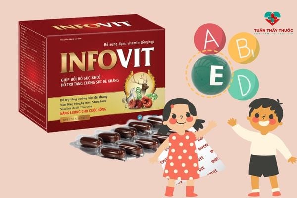 Bổ sung vitamin cho trẻ 7 tuổi bằng INFOVIT