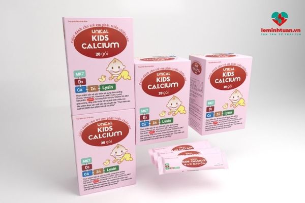 Unical Kids Calcium bổ sung canxi d3 mk7 cho bé
