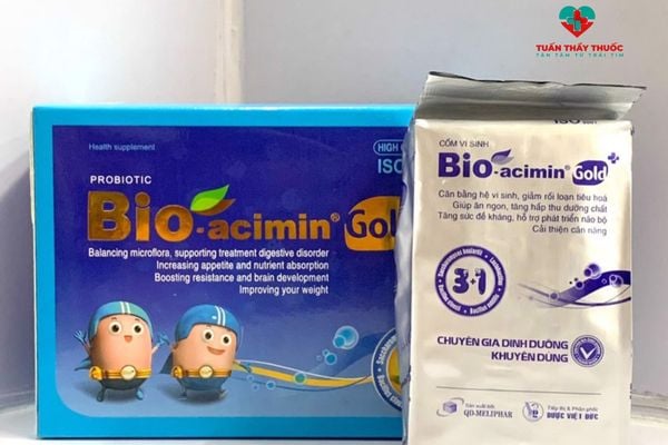 Men tiêu hóa tốt nhất hiện nay cho trẻ Bio Acimin gold
