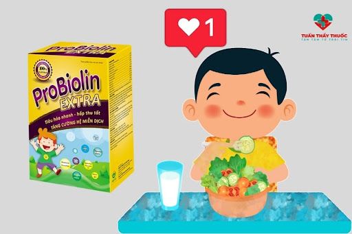 Cốm tiêu hóa ProBiolin Extra giúp trẻ ăn ngon