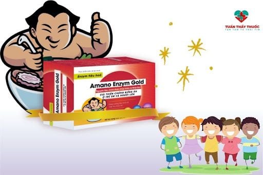 Men vi sinh Amano Enzym Gold - sản phẩm bổ sung lợi khuản cho trẻ