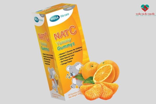 kẹo Nat C bổ sung vitamin C cho bé