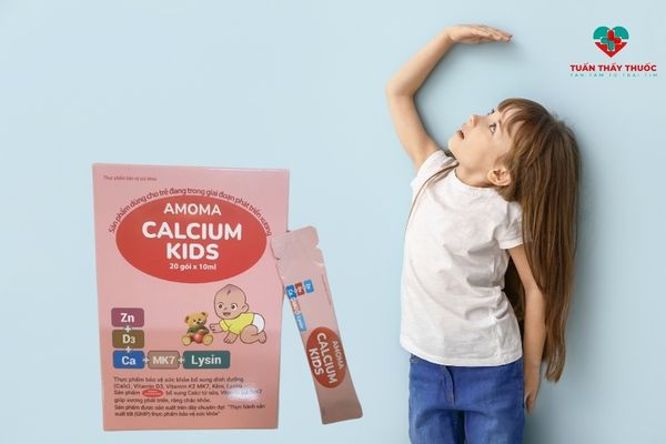 Loại canxi nào tốt cho bé dưới 2 tuổi: Amoma Calcium Kids