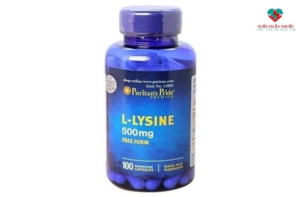 L-Lysine Puritan’s Pride thuốc hỗ trợ tiêu hóa cho người lớn