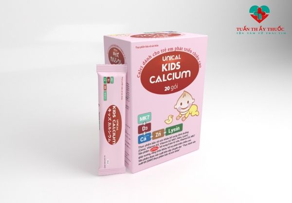 Sản phẩm bổ sung vitamin d và canxi cho bé Unical Kids Calcium